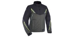 Bunda HINTERLAND DRY2DRY™, OXFORD ADVANCED (černá/šedá/žlutá fluo)