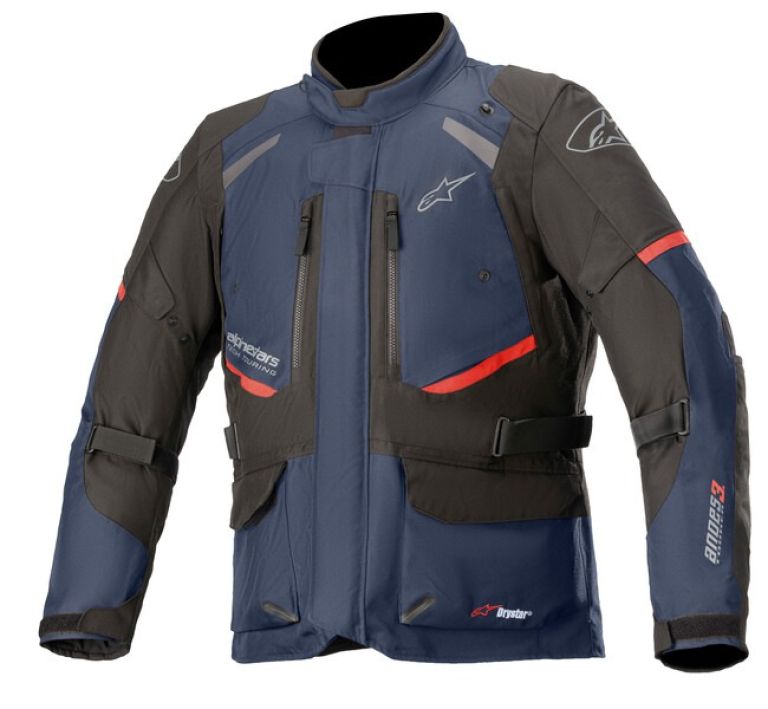 Bunda ANDES DRYSTAR, TECH-AIR 5 kompatibilný, ALPINESTARS (tmavo modrá/černá/červená)
