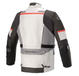 Bunda ANDES DRYSTAR, TECH-AIR 5 kompatibilný, ALPINESTARS (svetle šedá/tmavě šedá/černá/červená)