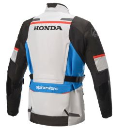 Bunda ANDES DRYSTAR HONDA kolekce, TECH-AIR 5 kompatibilný, ALPINESTARS (svetle šedá/černá/modrá/červená)