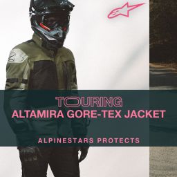 Bunda ALTAMIRA GORE-TEX, ALPINESTARS (zelená/military zelená)