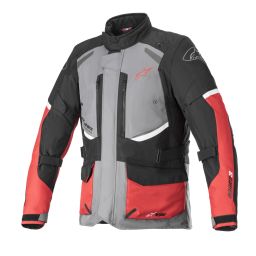 Bunda ANDES DRYSTAR, ALPINESTARS (šedá/černá/červená)