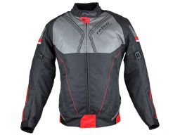 Bunda Irma, ROLEFF, dámska (černá/červená/šedá)