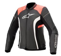 Bunda STELLA KIRA, ALPINESTARS, dámska (černá/růžová fluo)