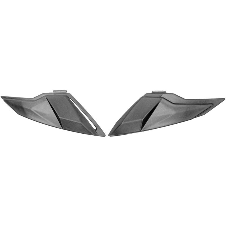 čelné kryty vrchný ventilácia pre prilby Jet Tech 1.0, CASSIDA (čierne matné, pár)