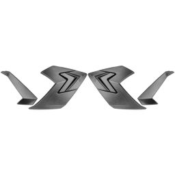 čelné kryty ventiláciou spodný bočné a vrchný pre prilby Integral 3.0, CASSIDA - ČR (čierne, sada)