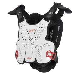 Chránič tela A-1 ROOST GUARD certifikácia CE2, ALPINESTARS (bílý/černý/červený) 2026