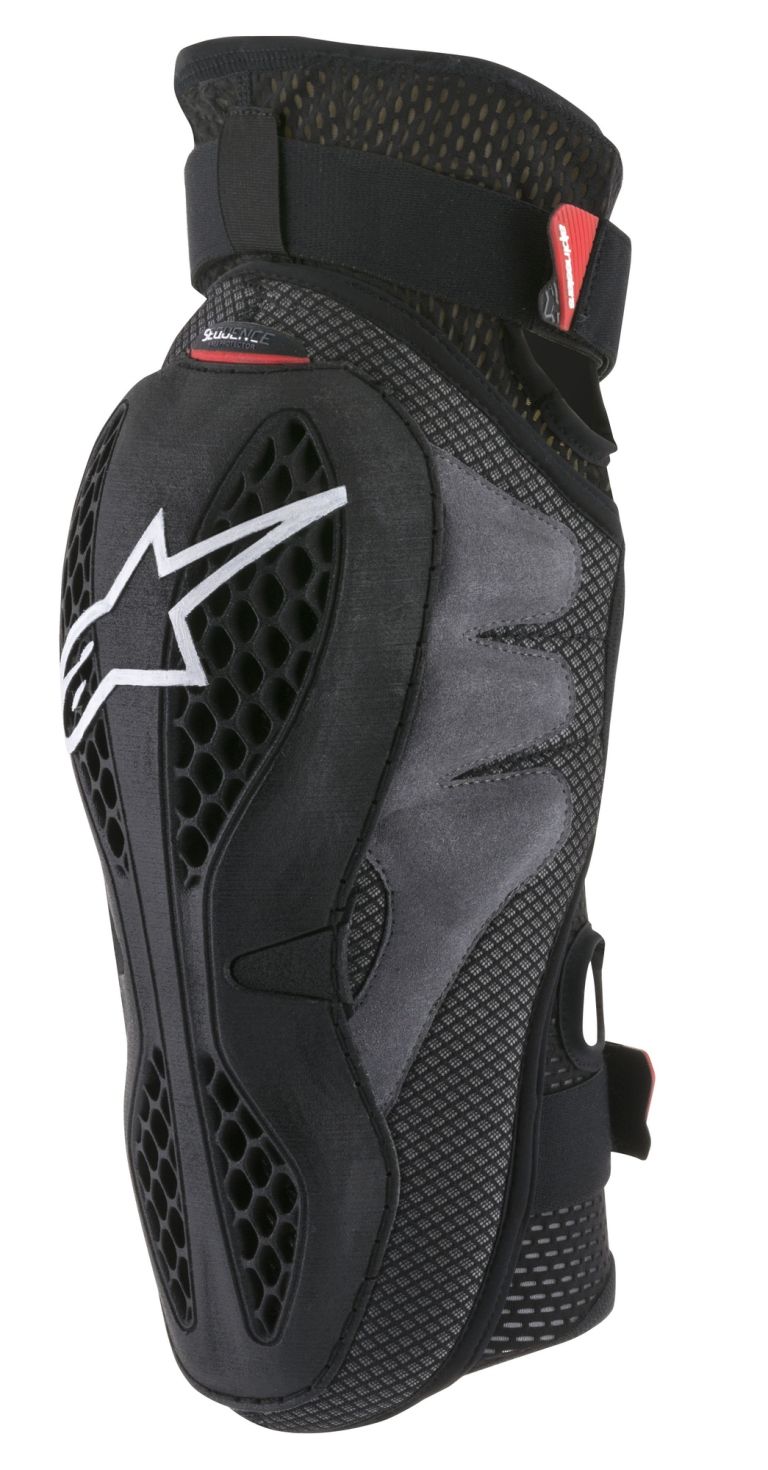 Chrániče kolien SEQUENCE, ALPINESTARS (černé/červené, pár)