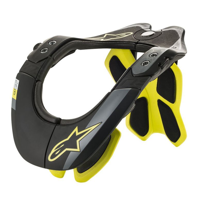 Chránič krčnej chrbtice BNS TECH-2, ALPINESTARS (černá/žlutá fluo) 2026