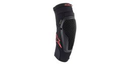 Chrániče kolien BIONIC FLEX, ALPINESTARS (černá/červená, pár) 2026