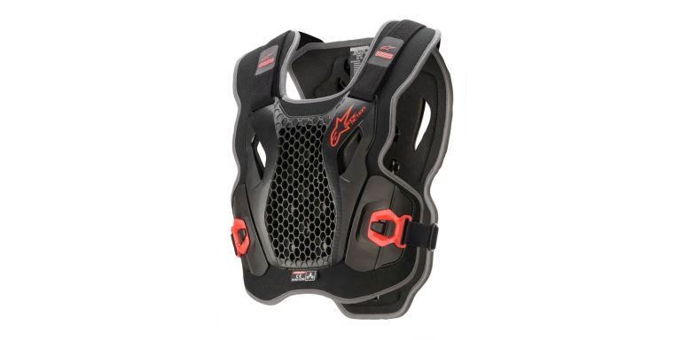 Chránič hrudi BIONIC ACTION, ALPINESTARS (černá/červená) 2026