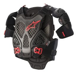 Chránič tela A-6, ALPINESTARS (čierna antracit/červená) 2026