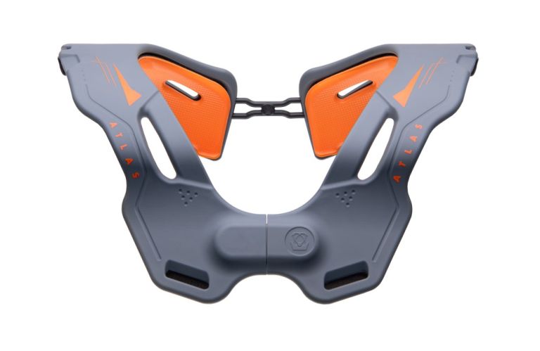 Chránič krčnej chrbtice VISION, ATLAS (šedá/oranžová)
