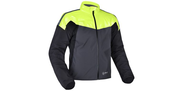 Bunda RAIN SEAL pre, OXFORD ADVANCED (šedá/černá/žlutá fluo)