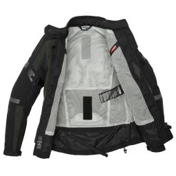 Bunda 4SEASON EVO dámska, SPIDI (černá/tmavě zelená)