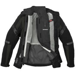 Bunda 4SEASON EVO dámska, SPIDI (černá/tmavě zelená)