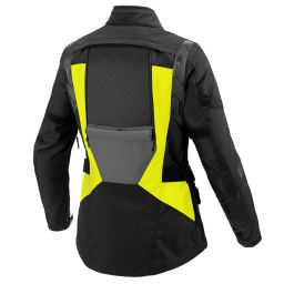 Bunda 4SEASON EVO dámska, SPIDI (černá/šedá/fluo žltá)