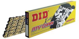 Reťaz 520ATV, D.I.D. - Japonsko (farba čierno-zlatá, 116 článkov vr. spojky ZJ)