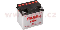 Batérie 12V, 53034, 30Ah, 300A, ľavá, konvenčné 186x130x171, FULBAT (vr. balenie elektrolytu)