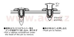 Plastová príchytka, Tourmax (sada 10 ks)