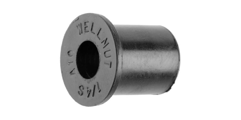 Gumová matica sa závitom M6 x 1 mm (sada 5 ks), Tourmax