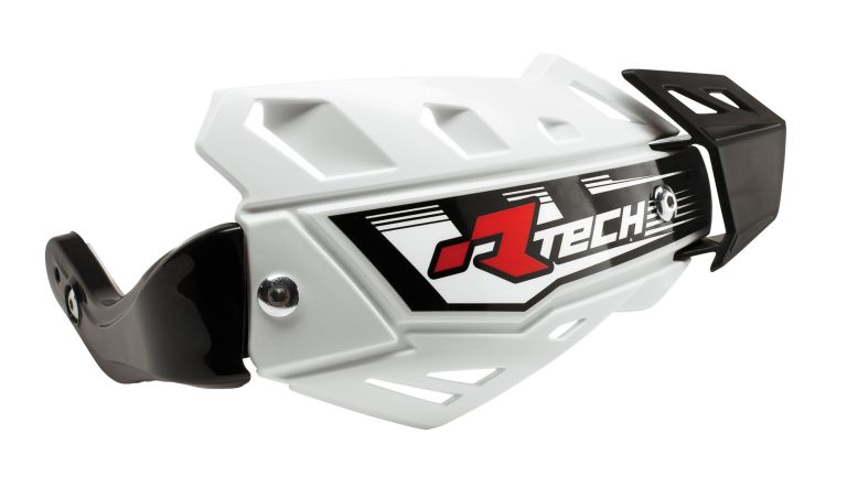 Kryty páčok FLX ATV, RTECH (biele, 4 varianty v 1, vr. montážne sady, priemer kónusu 14 a 18 mm)