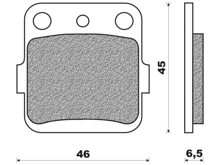 Brzdové doštičky (zmes OFF ROAD DIRT ORGANIC) NEWFREN (2 ks v balenie)