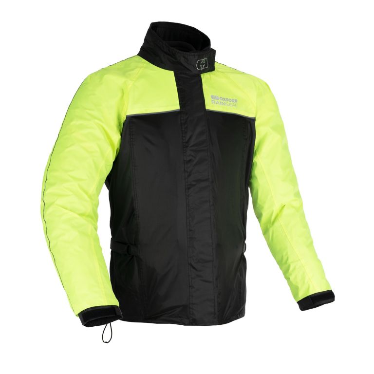 Bunda RAIN SEAL, OXFORD (černá/žlutá fluo) 2023