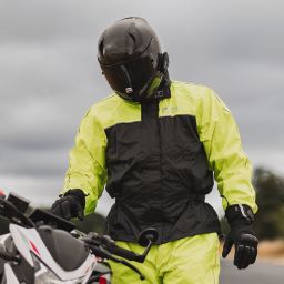 Bunda RAIN SEAL, OXFORD (černá/žlutá fluo) 2023