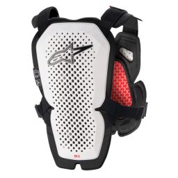 Chránič tela A-1 pre, ALPINESTARS (bílá/černá/červená) 2026