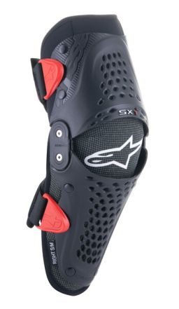 Chrániče kolien SX-1 YOUTH, ALPINESTARS, detské (černá/červená, pár) 2026