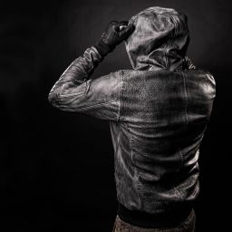 Kožená Bunda 4SR Hoodie Jacket