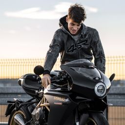 Kožená Bunda 4SR Hoodie Jacket