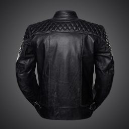 Kožená Bunda 4SR Scrambler Petroleum