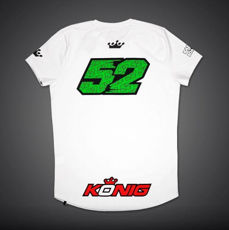 Tričko 4SR Oliver König #52 Biele