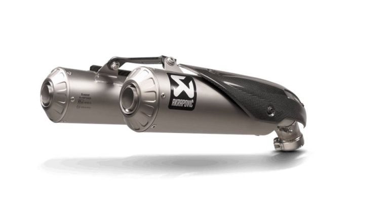 Homologované výfukové koncovky, rad Slip-On Line (Titanium), Akrapovič