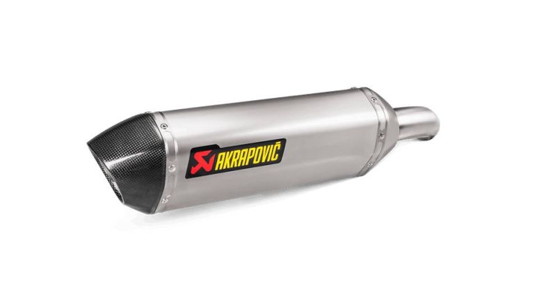 Homologovaná výfuková koncovka, rad Slip-On Line (Titanium), Akrapovič