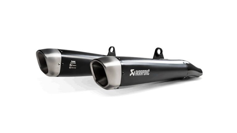 Homologované výfukové koncovky, rad Slip-On Line (Titanium), Akrapovič