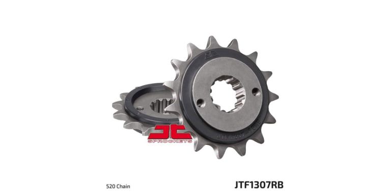 Reťazové koliesko s tlmiace gumovou vrstvou pre sekundárne reťazy typu 520, JT (15 zubov)