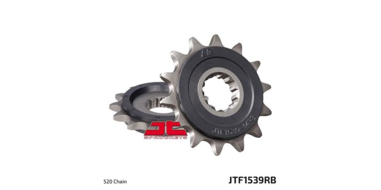 Reťazové koliesko s tlmiace gumovou vrstvou pre sekundárne reťazy typu 520, JT (14 zubov)