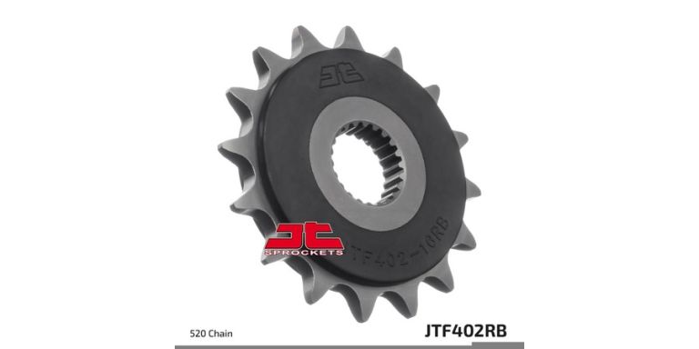 Reťazové koliesko s tlmiace gumovou vrstvou pre sekundárne reťazy typu 520, JT (16 zubov)