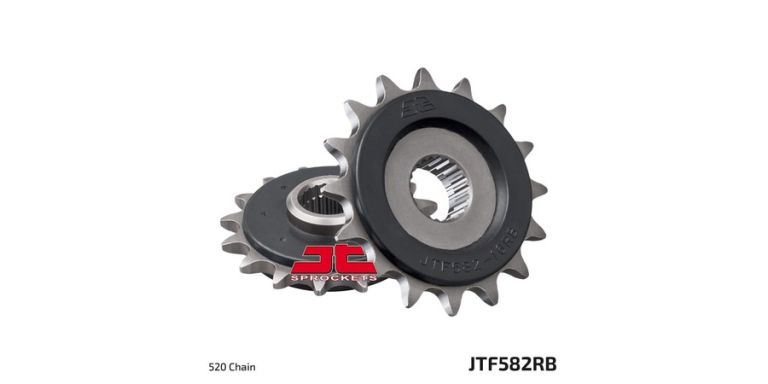 Reťazové koliesko s tlmiace gumovou vrstvou pre sekundárne reťazy typu 520, JT (16 zubov)