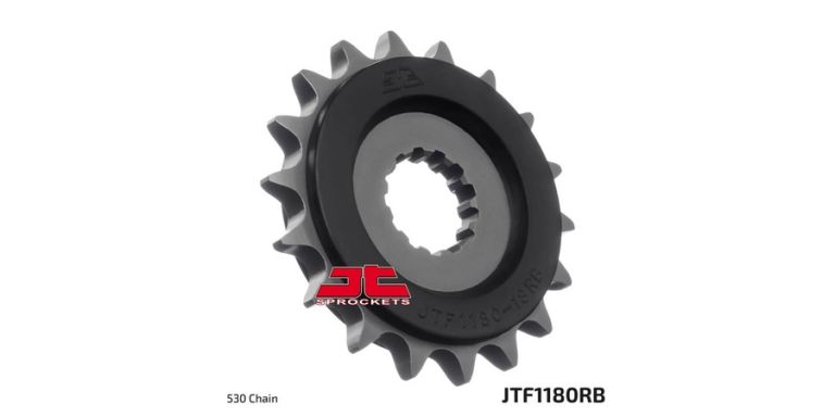 Reťazové koliesko s tlmiace gumovou vrstvou pre sekundárne reťazy typu 530, JT (19 zubov)