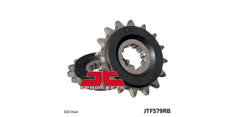 Reťazové koliesko s tlmiace gumovou vrstvou pre sekundárne reťazy typu 530, JT (17 zubov)