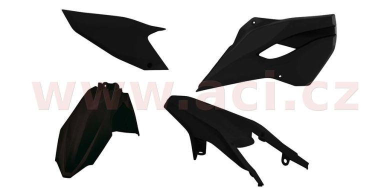 Sada plastov Husqvarna, RTECH (čierna, 4 diely)