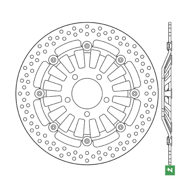 Brzdový kotúč plávajúce, NEWFREN