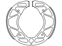 Brzdové obloženie (štandardné materiál) NEWFREN (2 ks v balenie)