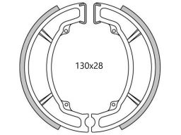 Brzdové obloženie (drážkované) NEWFREN (2 ks v balenie)