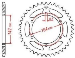 Převodová kolečka a rozety - alternativní převody