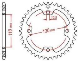 Převodová kolečka a rozety - alternativní převody